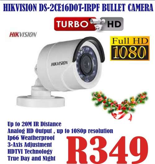 Surveillance Cameras Hikvision DS2CE16DOTIRPF 3.6mm Bullet camera